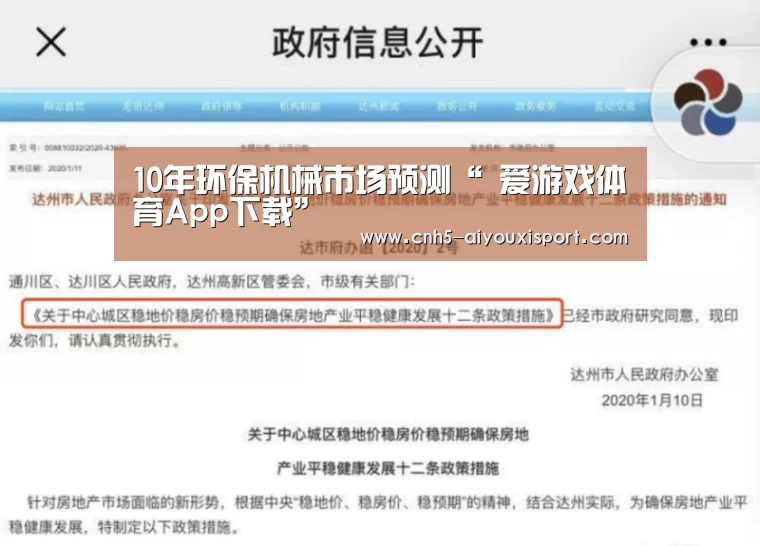 10年环保机械市场预测“ 爱游戏体育App下载”(图1) 爱游戏官网